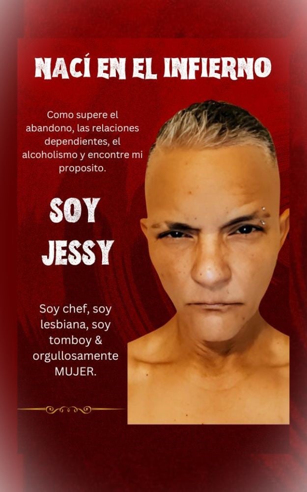 Portada del libro Nací en el infierno, de Jessy Rosa